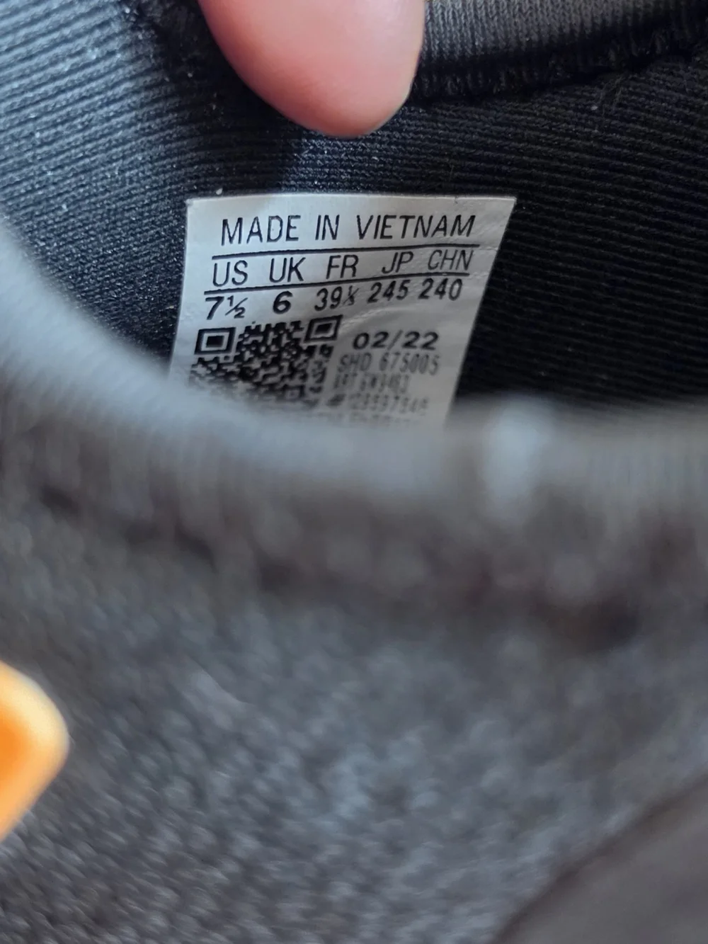 Adidas Womens NMD Runner Sneakers in Black and Orange